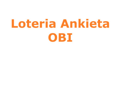 Loteria Ankieta OBI