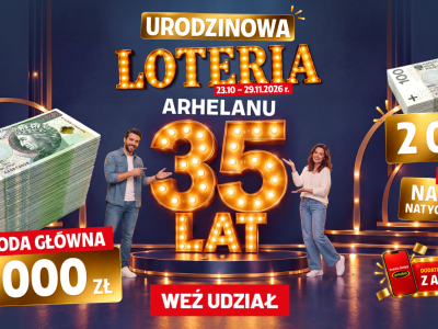 Loteria urodzinowa - 35 lat Arhelan