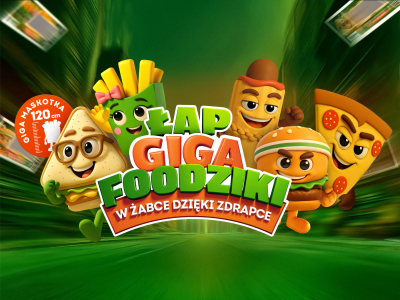 Łap GIGA Foodziki w Żabce dzięki zdrapce